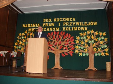 500. Rocznica Nadania Praw i Przywilejów Mieszczanom Bolimowa, S. Pytliński