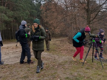 Zimowe Ptakoliczenie w Sulejowskim i Spalskim PK - 2023, <p>fot. Maciej Sobański.</p>