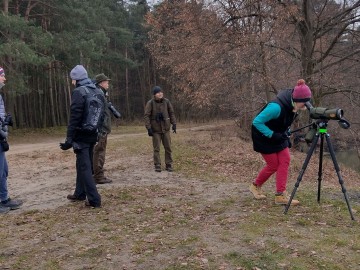 Zimowe Ptakoliczenie w Sulejowskim i Spalskim PK - 2023, <p>fot. Maciej Sobański.</p>