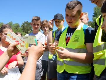 Rowerowy rajd przełajowy zielonym szlakiem pieszym 