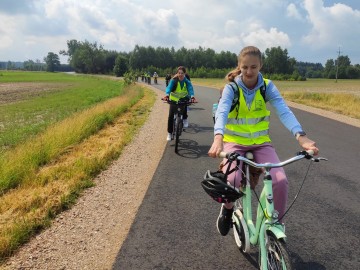 Rajd rowerowy z Publiczną Szkołą Podstawową w Przedborzu., 