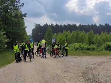 Rajd rowerowy z Publiczną Szkołą Podstawową w Przedborzu., 