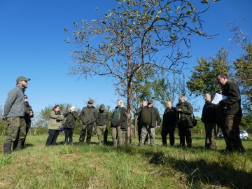 Szkolenie sadownicze w Nadleśnictwie Złoczew, 